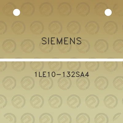 siemens-1le10-132sa4