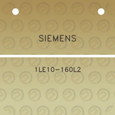 siemens-1le10-160l2