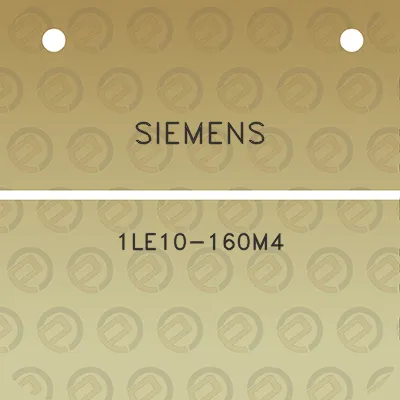 siemens-1le10-160m4