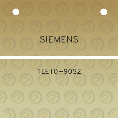 siemens-1le10-90s2