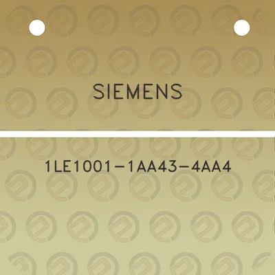 siemens-1le1001-1aa43-4aa4