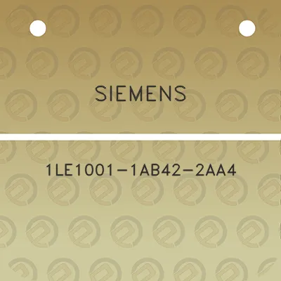 siemens-1le1001-1ab42-2aa4