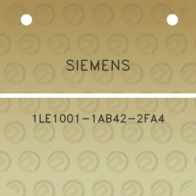 siemens-1le1001-1ab42-2fa4