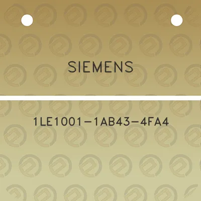 siemens-1le1001-1ab43-4fa4