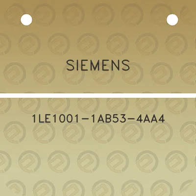 siemens-1le1001-1ab53-4aa4