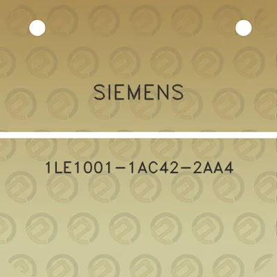 siemens-1le1001-1ac42-2aa4