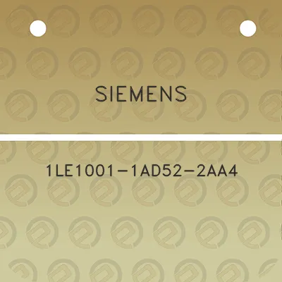 siemens-1le1001-1ad52-2aa4