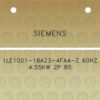 siemens-1le1001-1ba23-4fa4-z-60hz-455kw-2p-b5