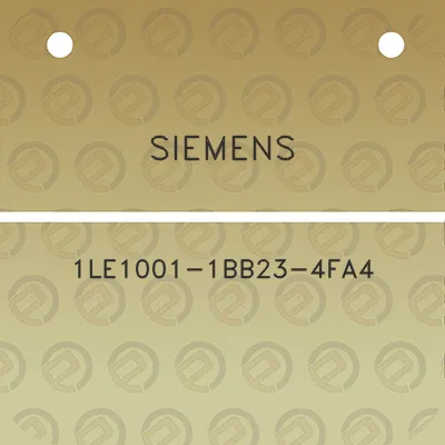 siemens-1le1001-1bb23-4fa4