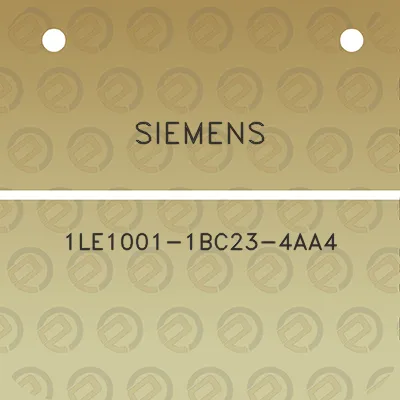 siemens-1le1001-1bc23-4aa4