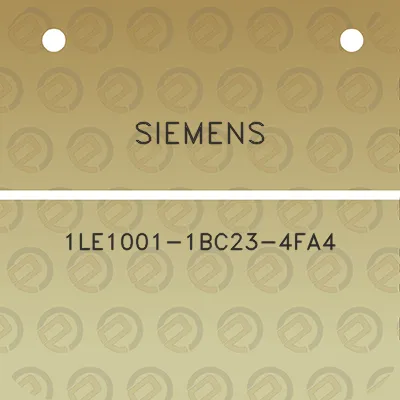 siemens-1le1001-1bc23-4fa4