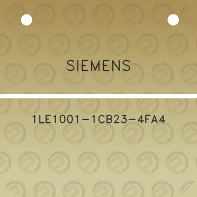 siemens-1le1001-1cb23-4fa4