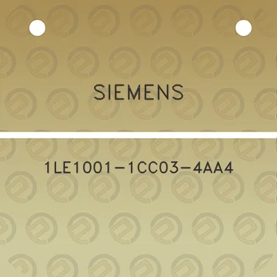 siemens-1le1001-1cc03-4aa4