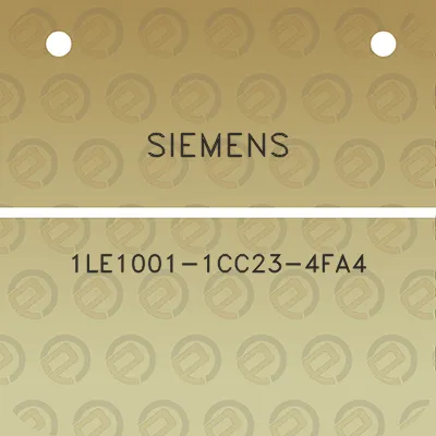 siemens-1le1001-1cc23-4fa4