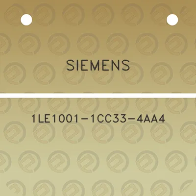 siemens-1le1001-1cc33-4aa4