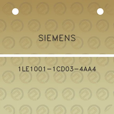 siemens-1le1001-1cd03-4aa4