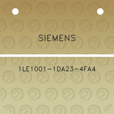 siemens-1le1001-1da23-4fa4