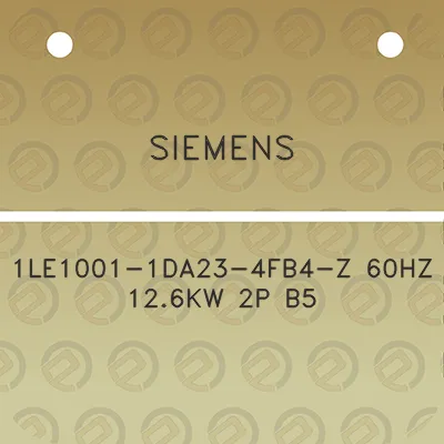 siemens-1le1001-1da23-4fb4-z-60hz-126kw-2p-b5