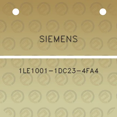 siemens-1le1001-1dc23-4fa4