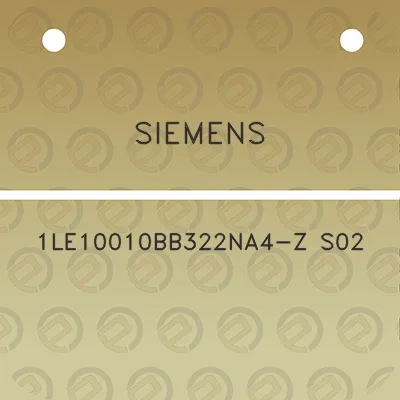 siemens-1le10010bb322na4-z-s02