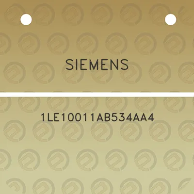 siemens-1le10011ab534aa4