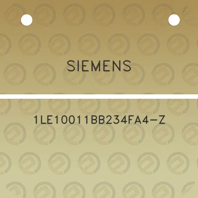 siemens-1le10011bb234fa4-z