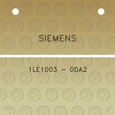 siemens-1le1003-0da2