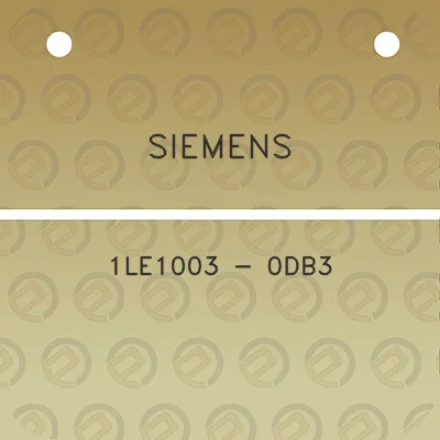 siemens-1le1003-0db3