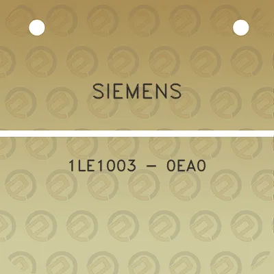 siemens-1le1003-0ea0