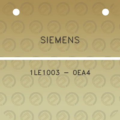 siemens-1le1003-0ea4