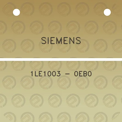 siemens-1le1003-0eb0