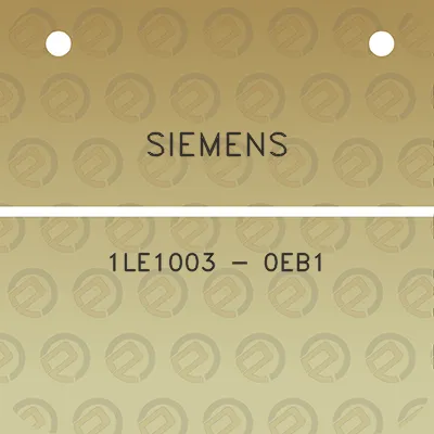 siemens-1le1003-0eb1