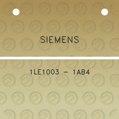 siemens-1le1003-1ab4