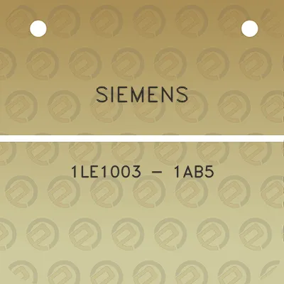 siemens-1le1003-1ab5