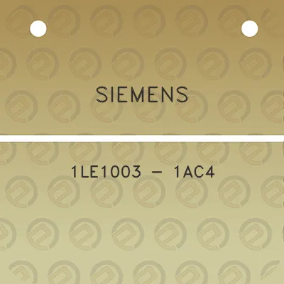 siemens-1le1003-1ac4