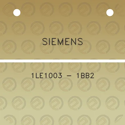 siemens-1le1003-1bb2