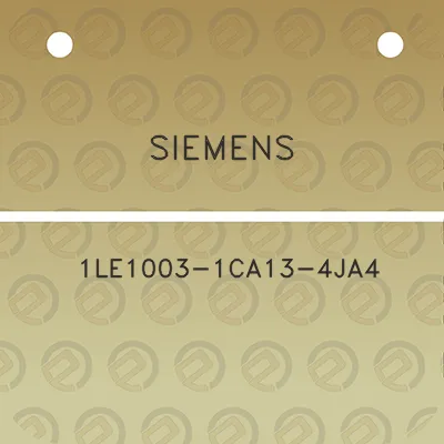 siemens-1le1003-1ca13-4ja4