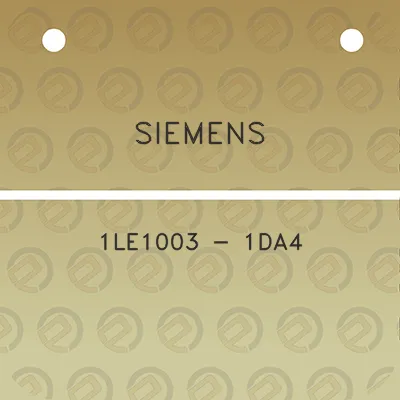 siemens-1le1003-1da4