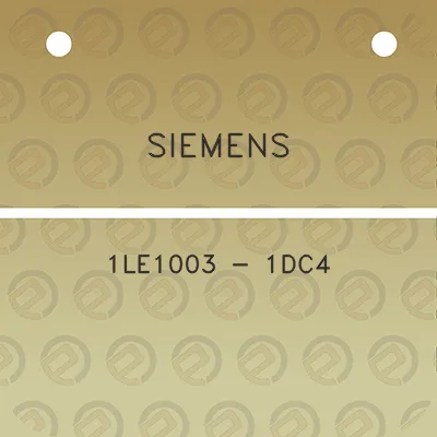 siemens-1le1003-1dc4