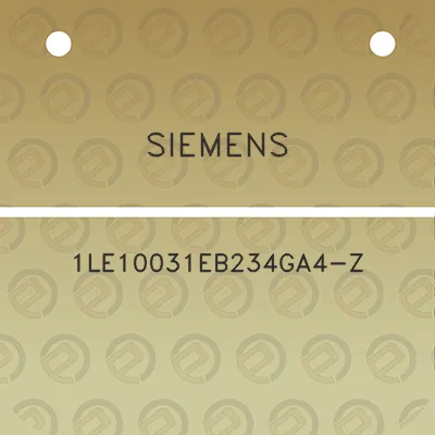 siemens-1le10031eb234ga4-z