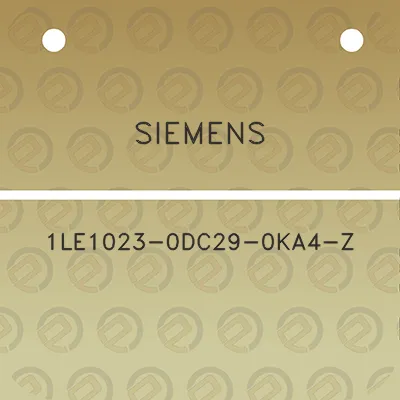 siemens-1le1023-0dc29-0ka4-z