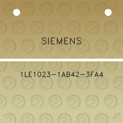 siemens-1le1023-1ab42-3fa4