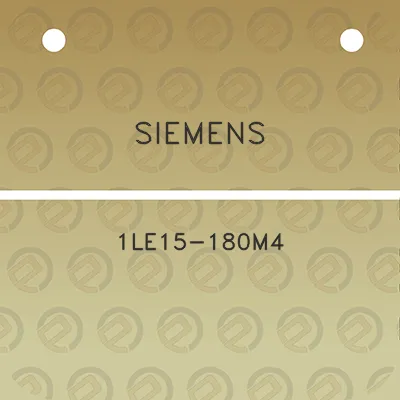 siemens-1le15-180m4