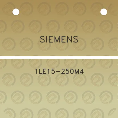 siemens-1le15-250m4