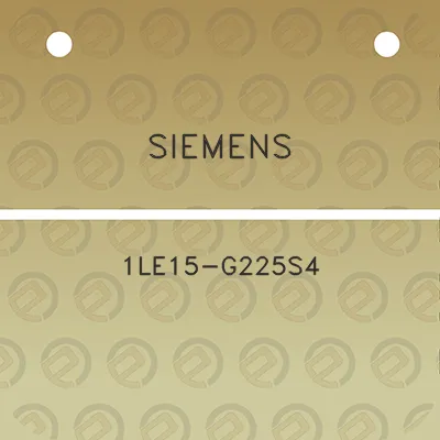 siemens-1le15-g225s4