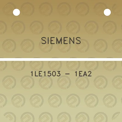 siemens-1le1503-1ea2