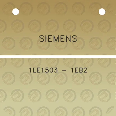 siemens-1le1503-1eb2