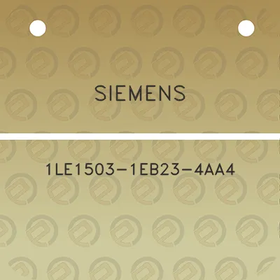 siemens-1le1503-1eb23-4aa4