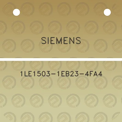 siemens-1le1503-1eb23-4fa4