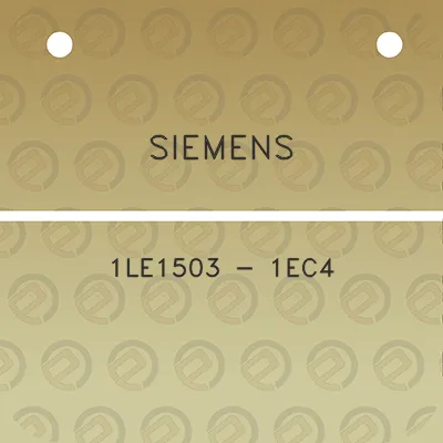 siemens-1le1503-1ec4